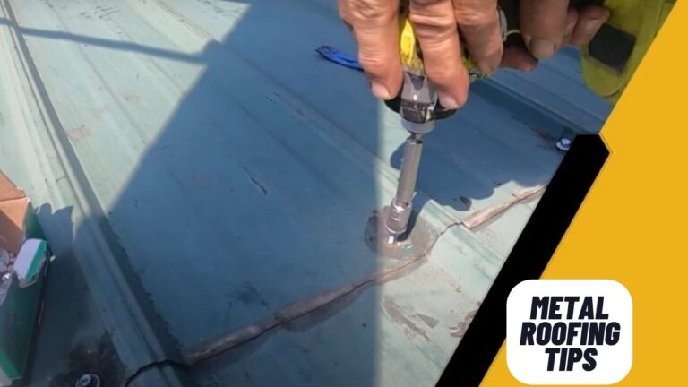 How to Fix a Leaky Tin Roof