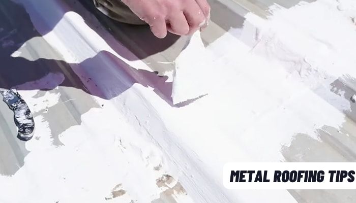 Sealing Metal Roof Seams & Fasteners